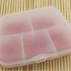 1PC Transparent PP Frosted Plastic Pill Storage Box Portable Outdoor Travel 5-Cell Pill Capsule Sorting Storage Organizer