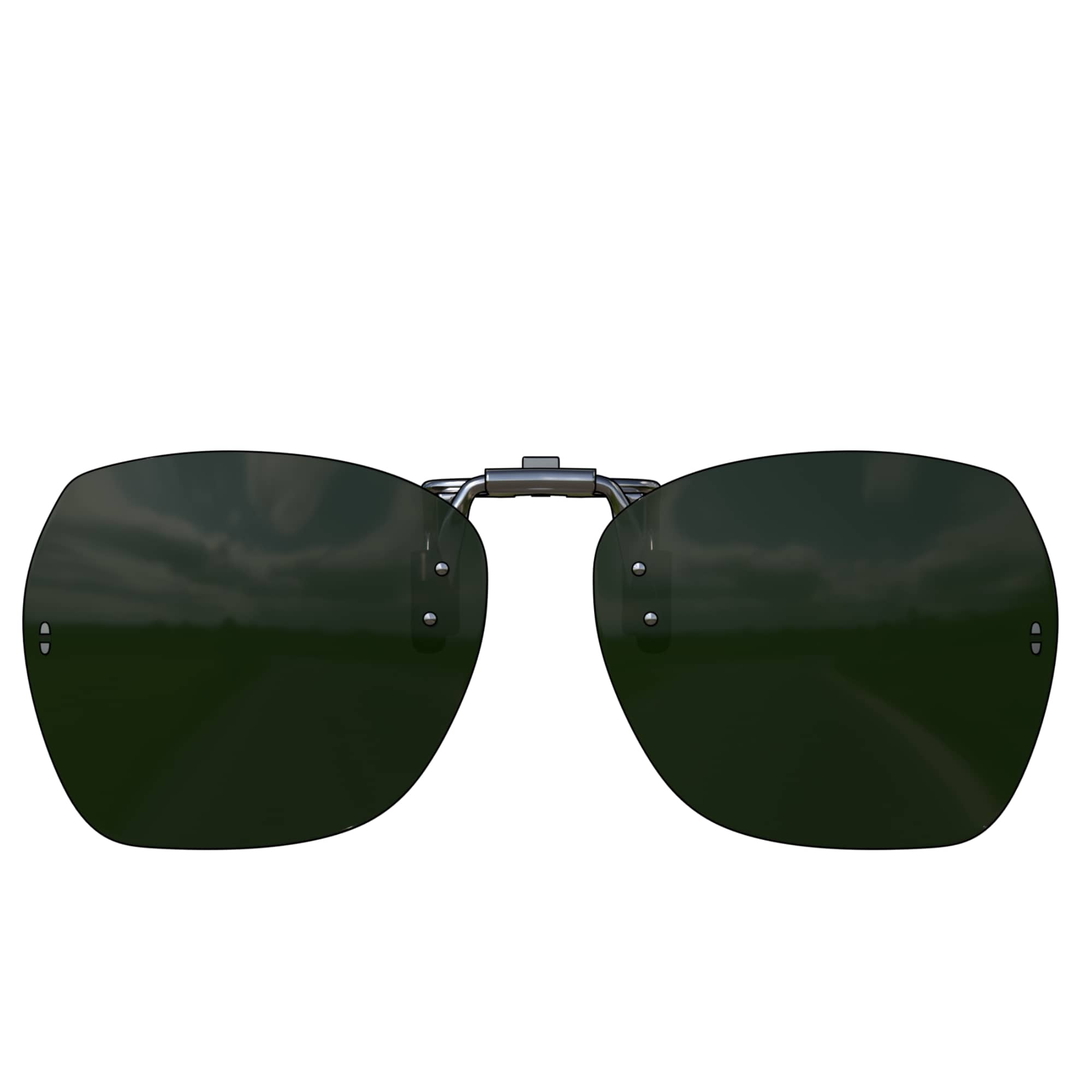 

Чоловічі Жіночі Накладки для Окулярів Кліп-Он Поляризовані One Size чорний