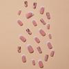 French Glitter Leaf Nail Tips: European & American Style False Nails