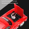 Scale 1:32 C2 Camaro Car Model Toy Metal Body Rubber Tires Sound Light Pull Back Simulation Models Toys for Kids' Edutainment