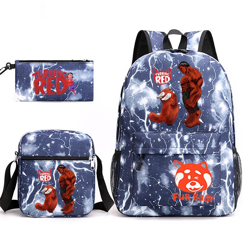 2022 Youth Metamorphosis 3 Sets/piece Laptop Backpack School Teen Girl Student Schoolbag