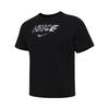 Nike T-Shirt Logo Letter Round Neck Short Sleeve Kids Tops Black HJ4454-010