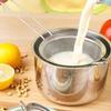 Feinmaschiges Küchensieb Edelstahl-Sieb Schaumlöffel mit Griff Multifunktionale Siebe für Lebensmittel Tee Reis Saft Mehl Backen