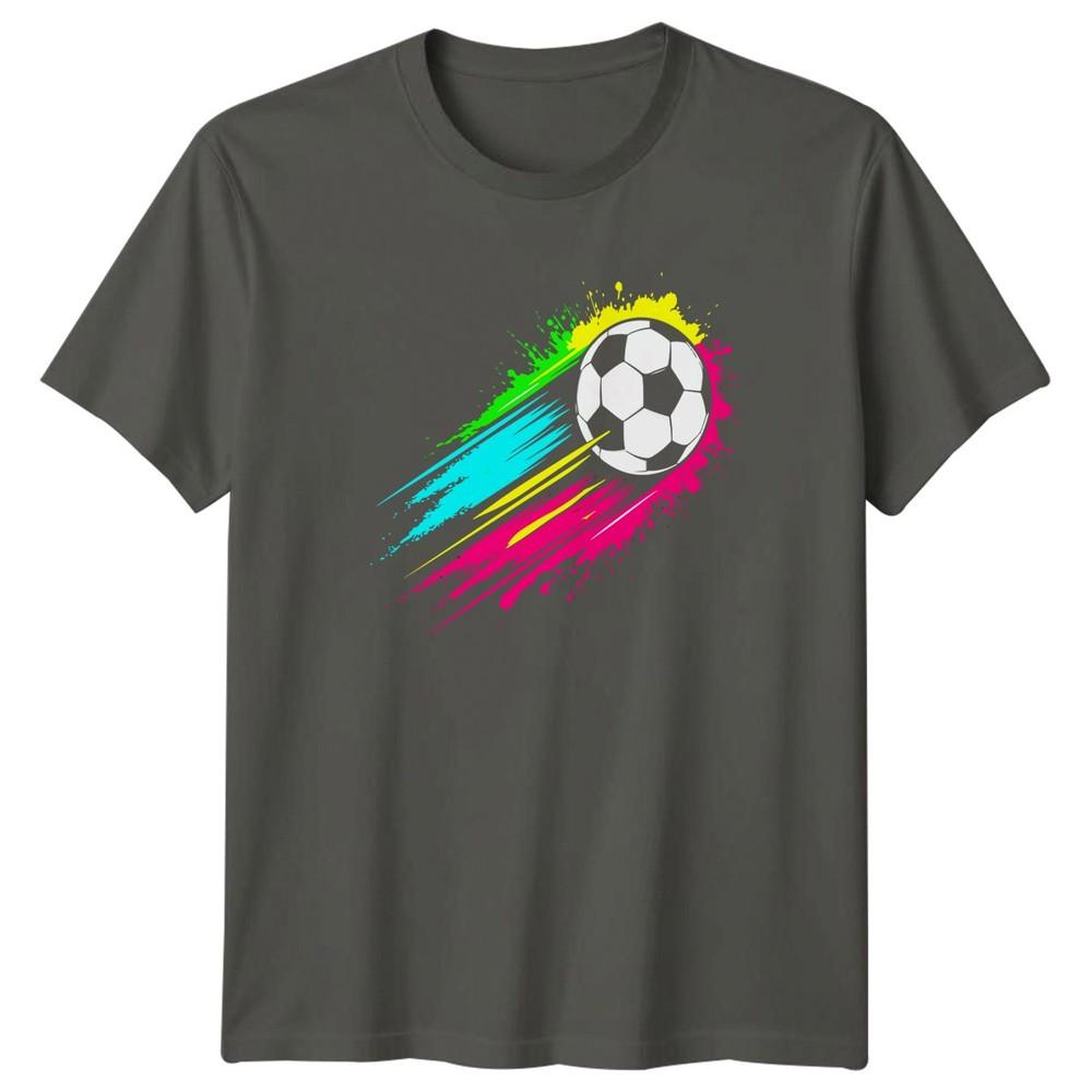 Soccer Ball Splatter Art TShirt Sports Fan Soccer Birthday Gift For Him And Her S