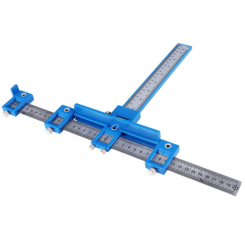 Localizator Pumn Ghid de Găurit Precizie Multifuncțional Aliaj de Aluminiu Șablon Instrument pentru Feronerie Mobilier de Dulap