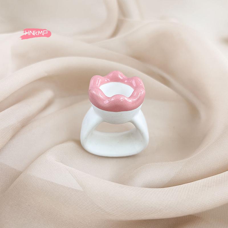 Ceramic Gua Sha Massage Plate Ring Shape Skin Tightening Compact Ergonomic Guasha Board for Face Head Shoulder Knee