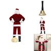 Luxuriöser Samt Weihnachtsmannanzug für Weihnachtsfeiern und Cosplay-Partys