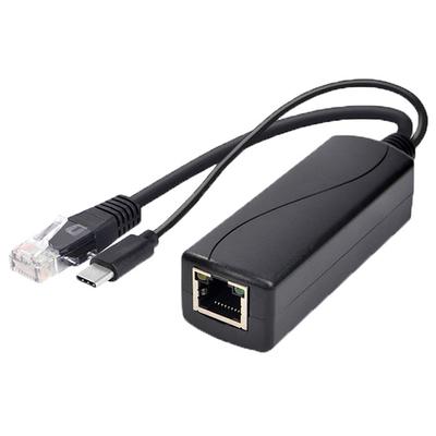 Typ-C PoE Splitter USB 48V auf 5V Power Over Ethernet 802.3Af für Himbeere