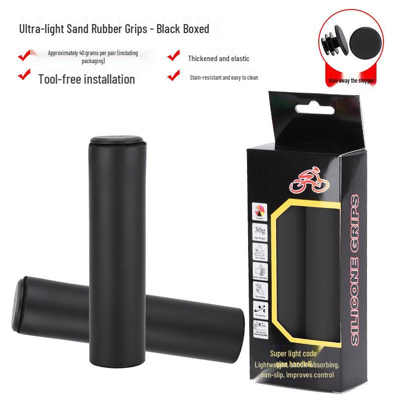 New Soft Silicone Handlebar Grips for Mountain Bikes