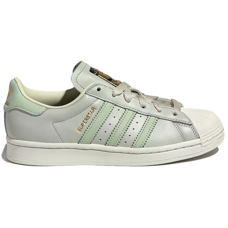 Adidas Originals Superstar Low-Top Sneakers Unisex Sneakers Light-Green H00168