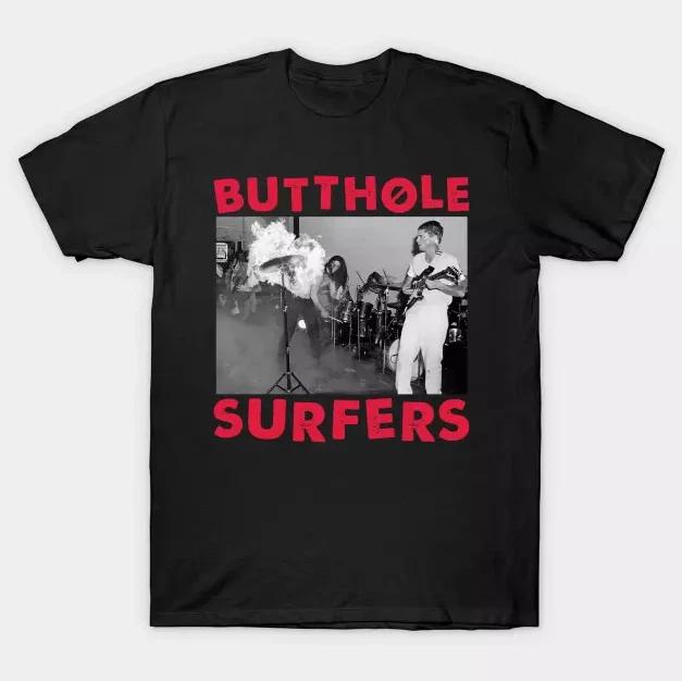 Butthole Surfers Band Men T-shirt Black Unisex Tee All Sizes M