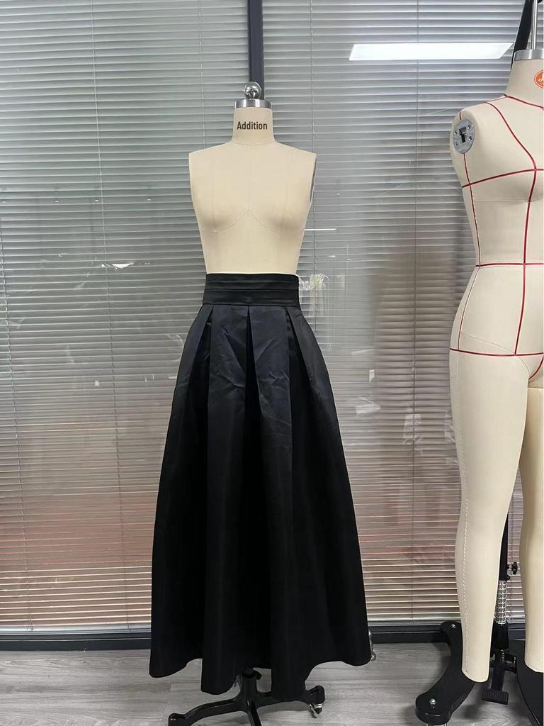 European American Sexy Women's Street Fashion Stand-up Collar Shirt & Solid Color Skirt Set
