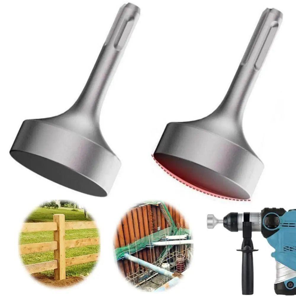 Steel Round/Square Rod Driver High Hardness Pile Driving Hammer Head Electric Hammer