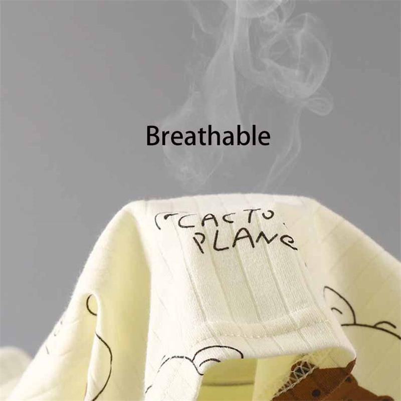 100% Baumwolle Kinder Unterwäsche Set Langarm Thermopyjama für Jungen & Mädchen Baby Loungewear Herbst/Frühling Nachtwäsche (2-8J)
