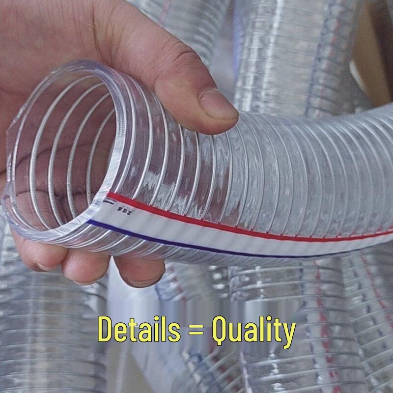 Heavy-Duty Fiber-Reinforced PVC Soft Hose