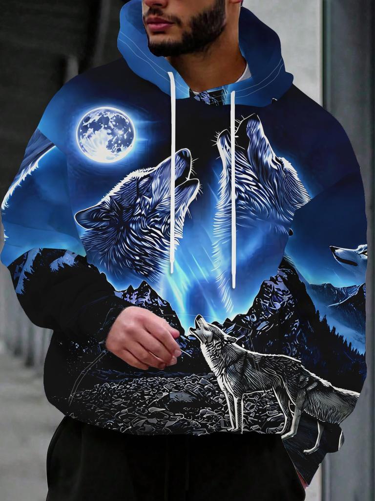 Men's Hoodie with Regular Fit, Featuring a Kangaroo Pocket and Adjustable Drawstrings. This Close-fitting Casual Hoodie Is an Ideal Gift for Daily