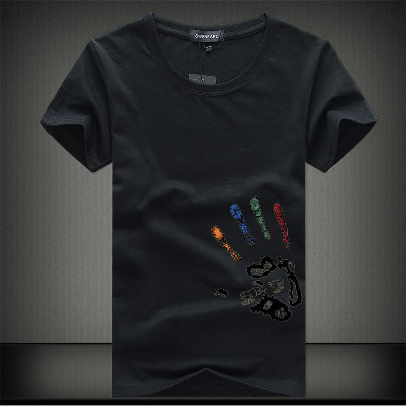 Swenearo Men T-shirts 5xl 4xl Plus Size Cotton Tee For Casual Summer Comfort