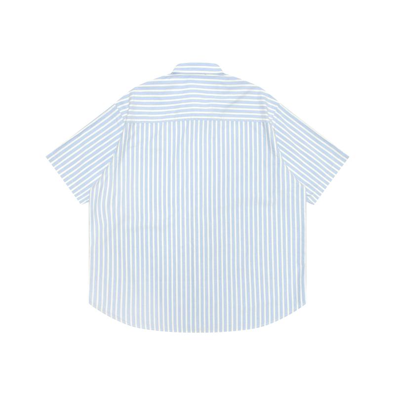 Aape Aapenow moonface-logo striped shirt AAPSRM8517XXO