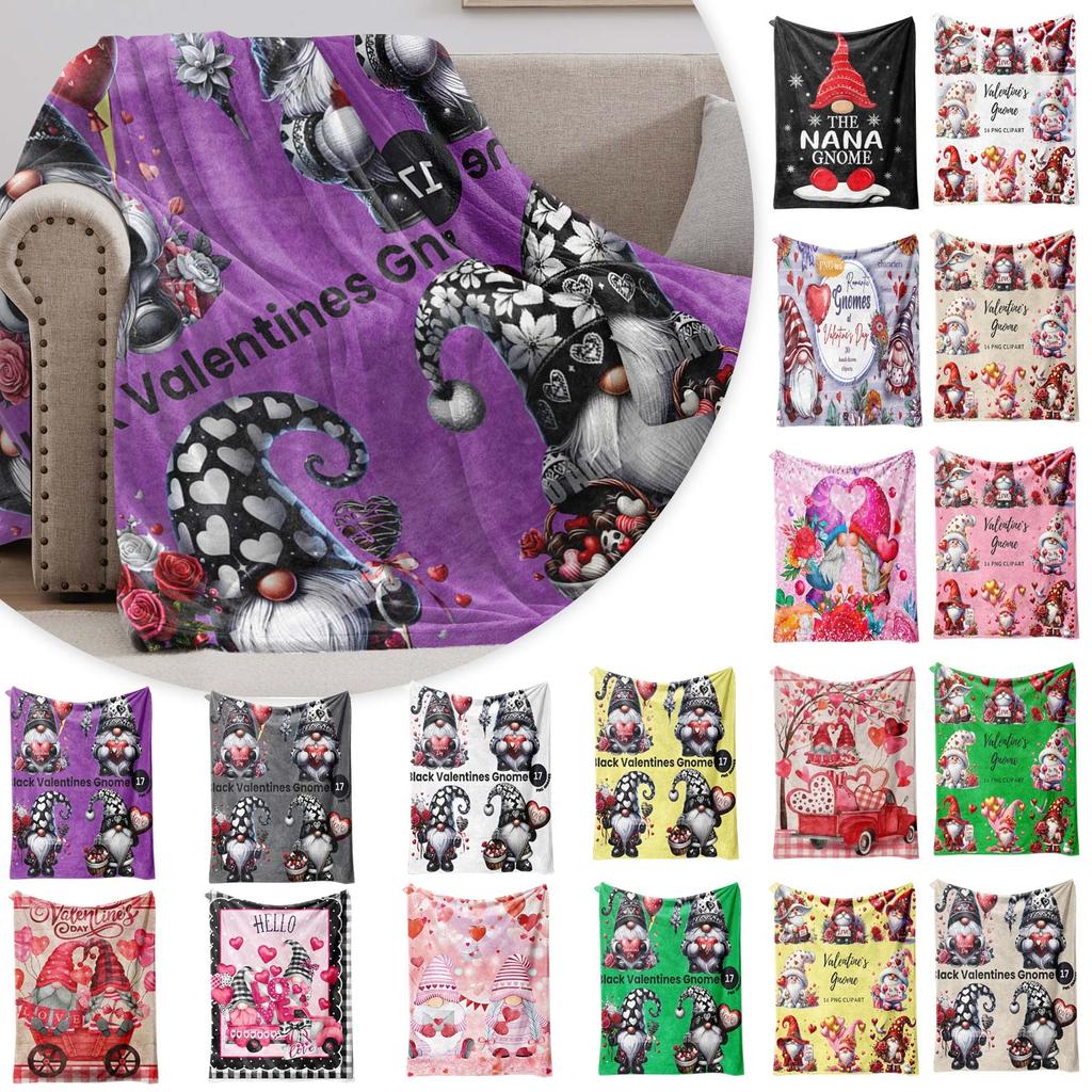 10×200 Facecloth Digital Printing Blanket Bed Blanket Small Cover Blanket Valentine's Day Gift Dwarf Blanket
