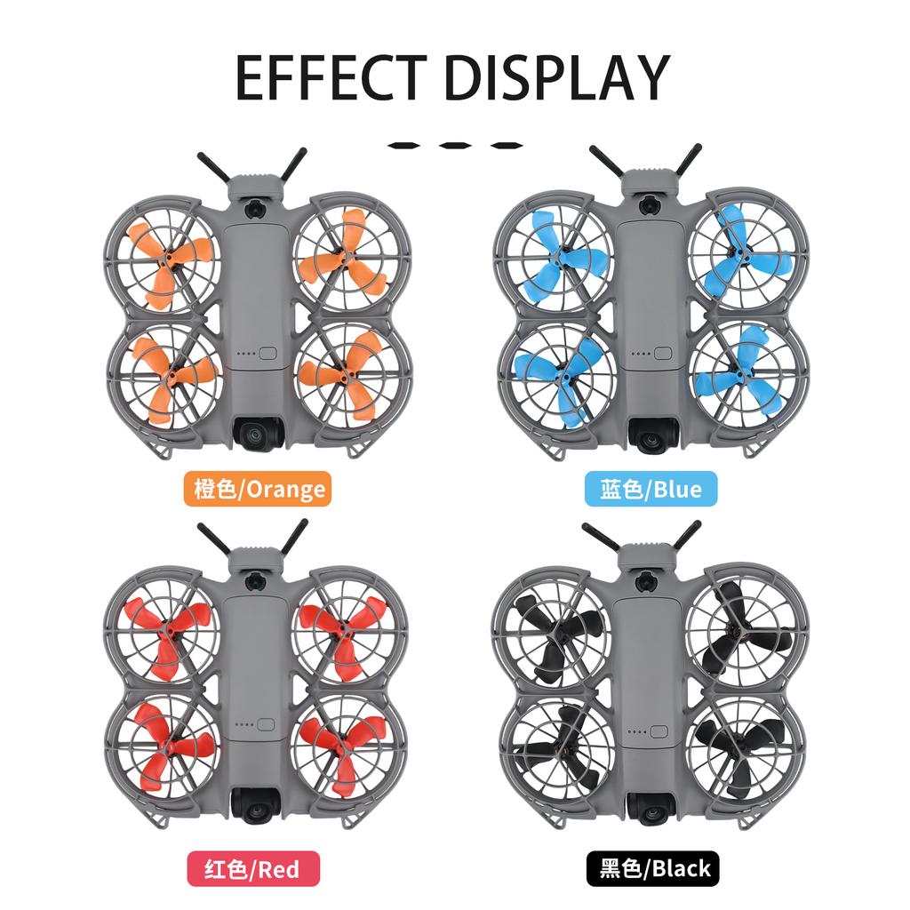 2 Pairs Propeller for DJI NEO 2 Wing Replacement Props Blade Fans With Screwdrivers Spare Parts Quick Release Accessories