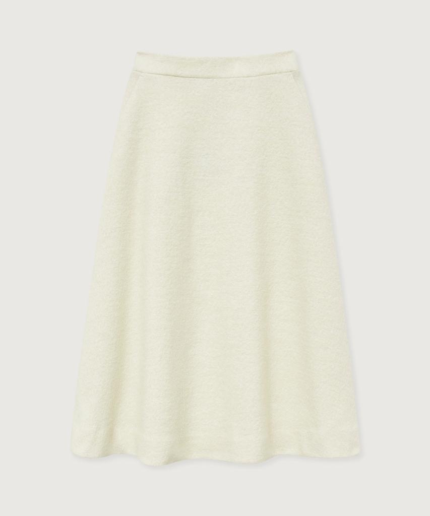 THEKNITCOMPANY (W) Wool Blend Tweed Skirt 2 Colors