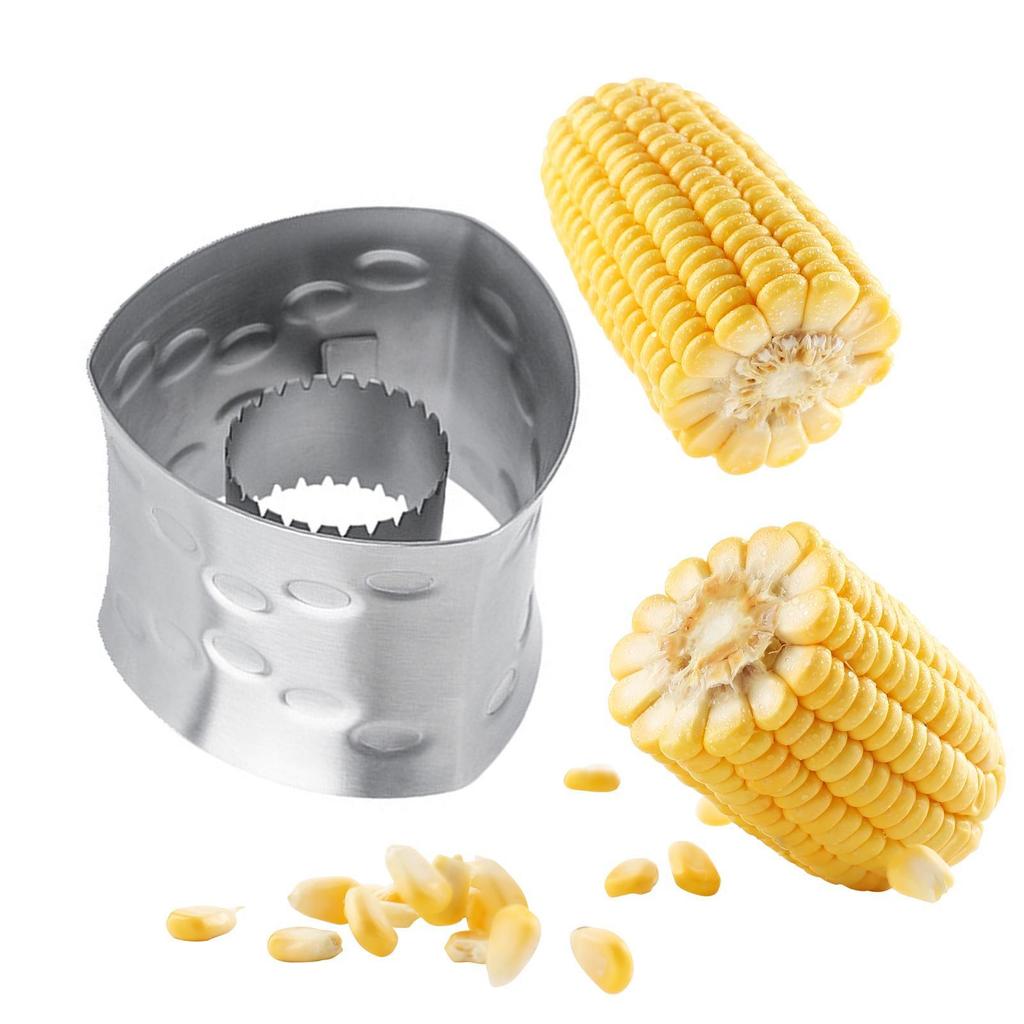 Corn Stripper Stripping Tool Easy to Use Comfortable Grip with Serrated Blade Resuable