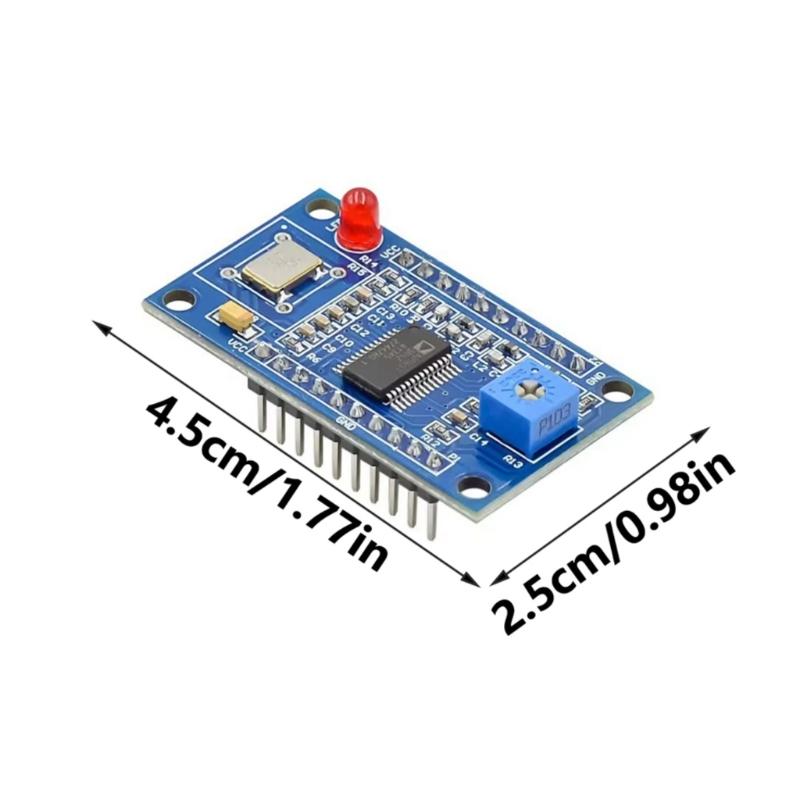 Programmable Function AD9851 Generator Board 180MHz Clock Stability Sine/Square Waveform Output For RF Applications
