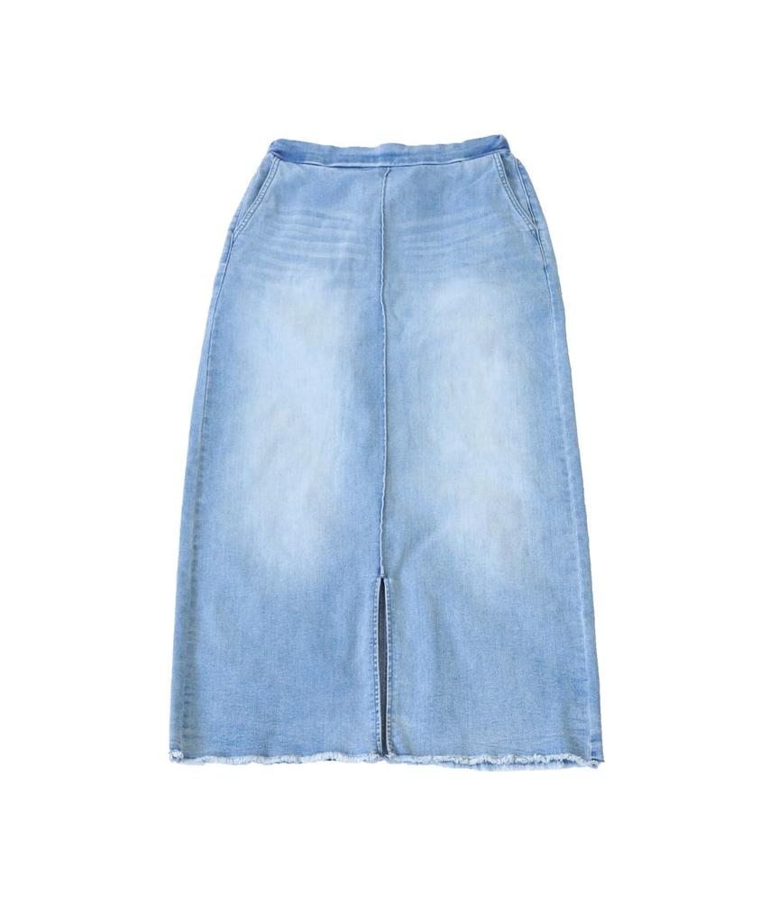Antiqua Denim Free Size Light Blue Women's Skirt, Long, LA-00015, 32,