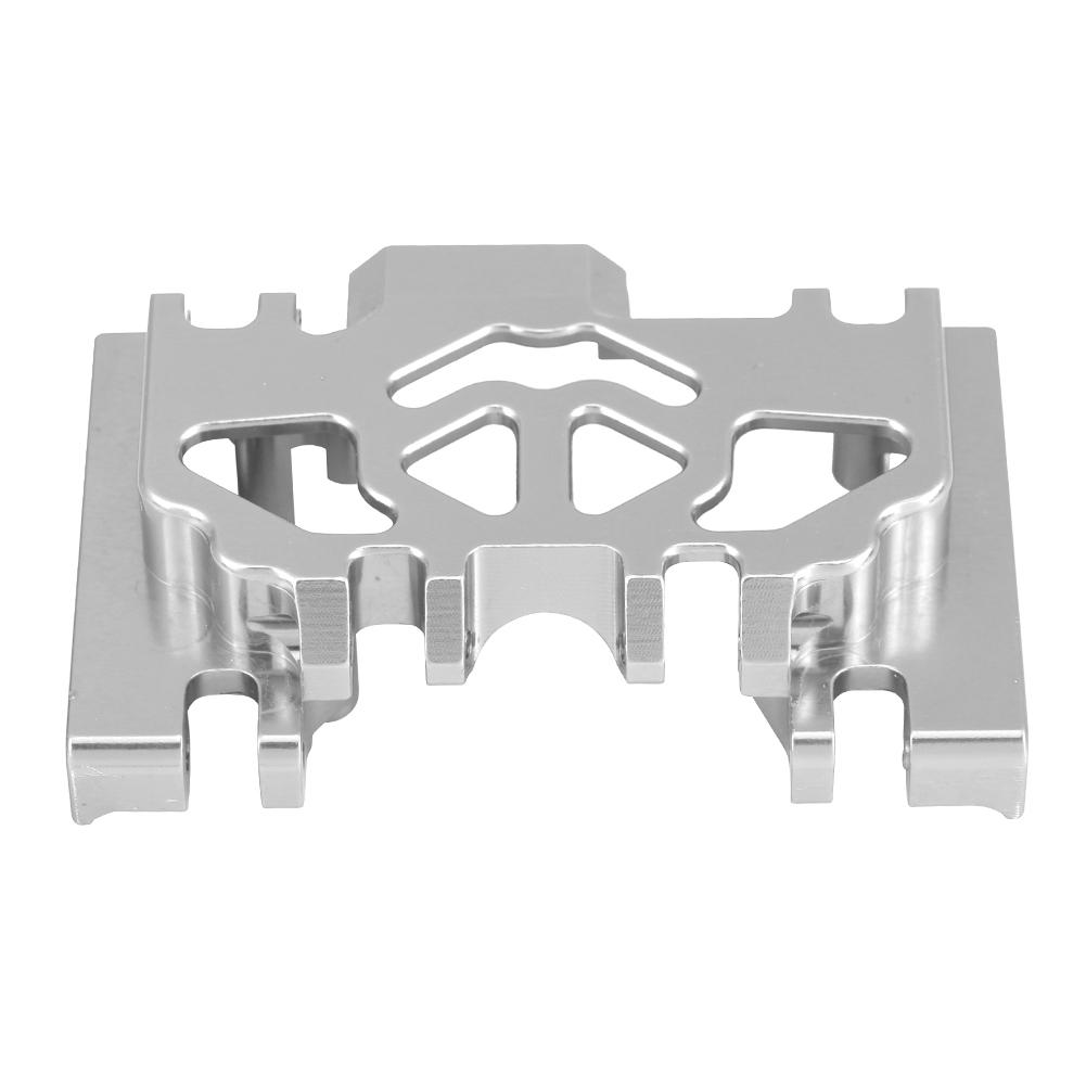 Aluminium Alloy Middle Gearbox Chassis RC Part for TRAXXAS TRX4 Land Rover Defender (Silver)