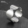 Simple Spinner Round Ring For Men Stress Release Accessory Classic Stainless Steel Wedding Band Casual Sport Jewelry