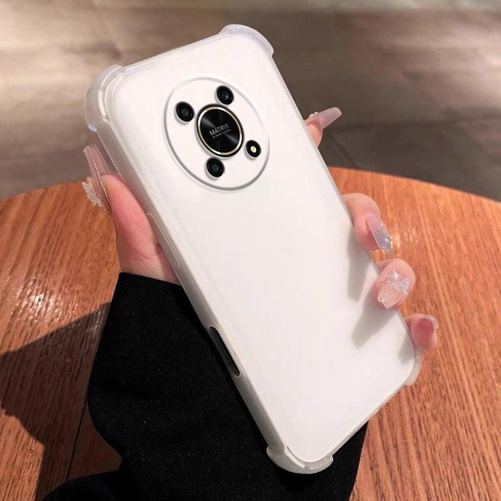 Case for HONOR X9 5G Shockproof Airbag Bumper Casing Frosted Translucent Cover