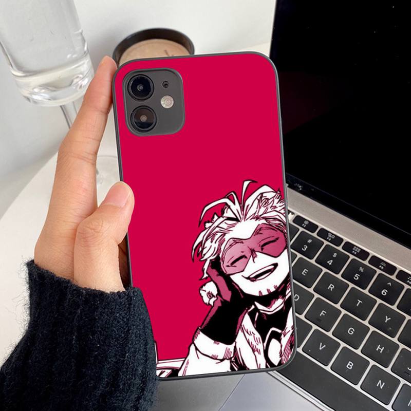 Capa de celular Anime MHA Hawks BNHA para iPhone 11 12 13 mini pro XS MAX 8 7 6 6S Plus X 5S SE 2020 XR