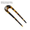 Hairpin U Shape Hair Jewelry Mini Women Leopard Hair Fork for Festival