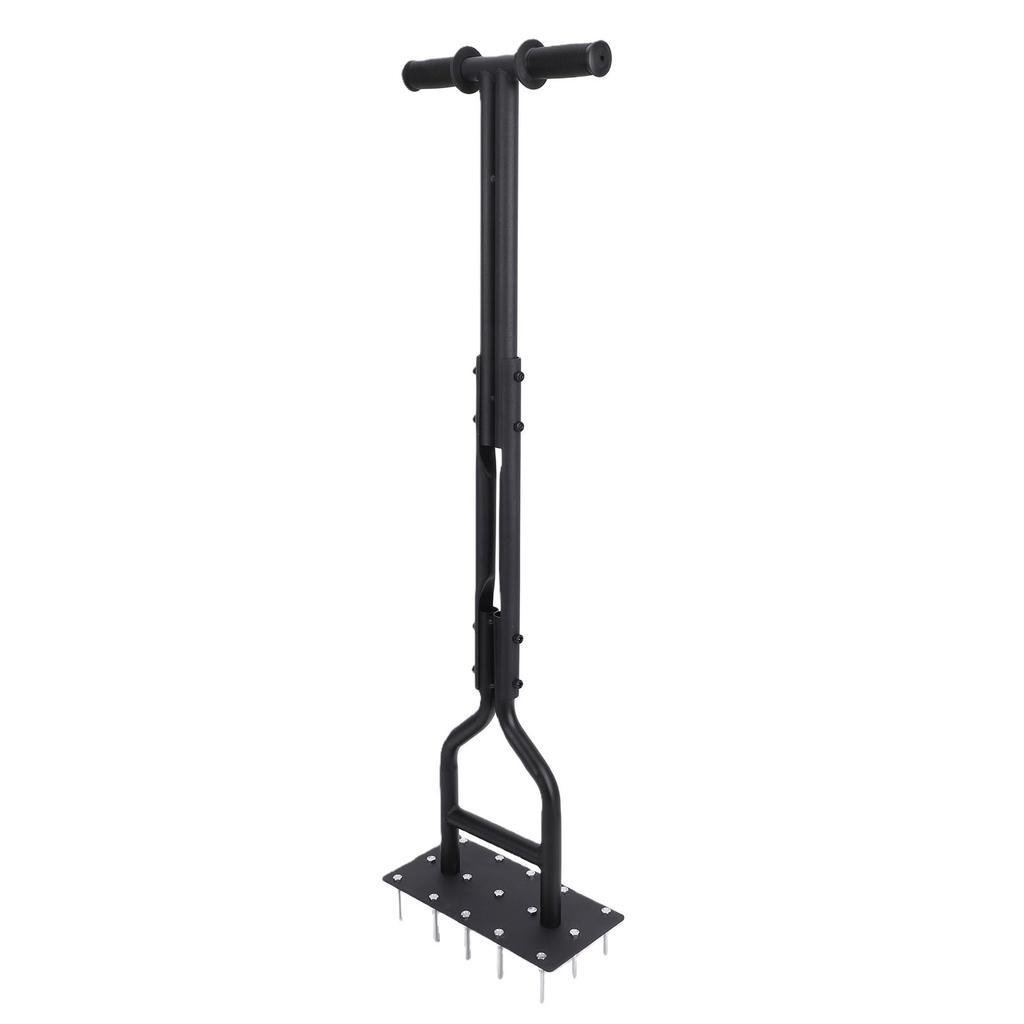 Lawn Aerator Tool Thickened Spikes U Shaped Design Soil Aeration T Handle Manual Grass Aerating Tool