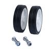 2* Air Compressor Parts Caster Wheels 5/6 Shock Absorption Non-Slip Silent Set