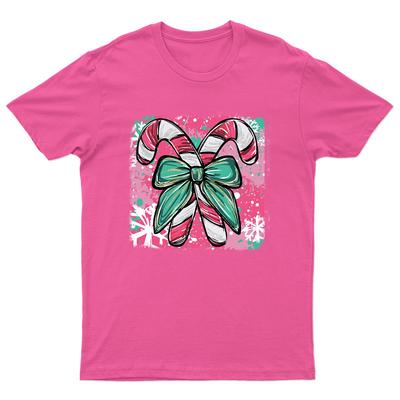 Christmas Candy Canes Festive TShirt Unisex Gift Retro Seasonal Funny Xmas