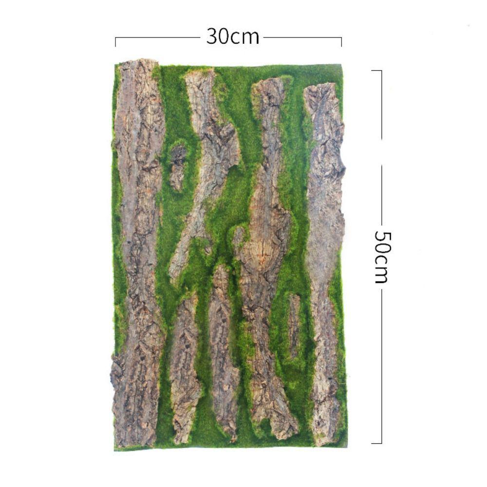DIY Green Plant Bark Beautiful Water Pipe Pillar Cover Fake Tree Bark  Wall Decoration
