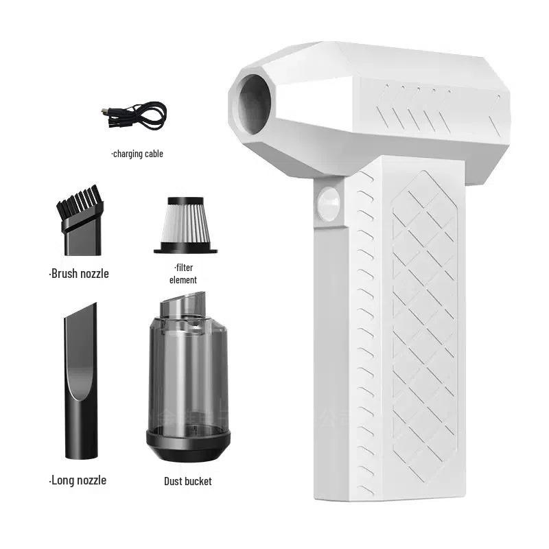 Handheld Wireless Mini Turbine Fan & Camping Vacuum Cleaner Combo