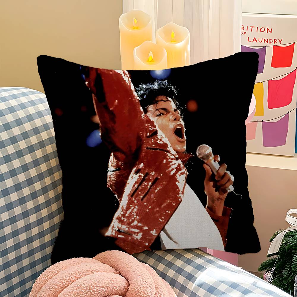 Pop Singer Michael Jackson Cushion Cover Pillow Cover Decor Pillowcase Printed Cushion Case For Couch