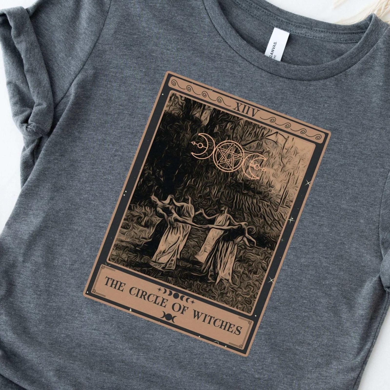 Circle of Witches Tarot Card Shirt L