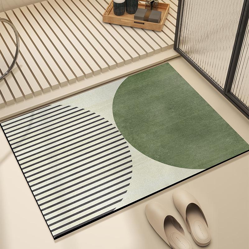 

Absorbent Non-Slip Diatomaceous Earth Bathroom Floor Mat - Dirt & Wear-Resistant 40x60cm