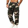 Men's Cargo Sweatpants Loose Fit Hip Hop Joggers for Outdoor Sports