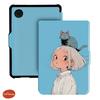 Twosheep 6-inch Case for Kobo Clara BW Clara Colour Clara 2E TPU Magnetic Flip Auto Wake Sleep TPU soft Cover Cute Cat Style