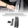 Footrest Gas Brake Pedal Cover Set Rubber Accelerator Brake Pedal Cover for F20 F21 F40 E30 E36 E46 E90 E91 E92 E93 F31 G20 G21 Non-Slip