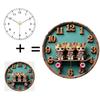 12 Inch Round Wall Clock Subject To Multiple Stages of Quality Assurance Testing