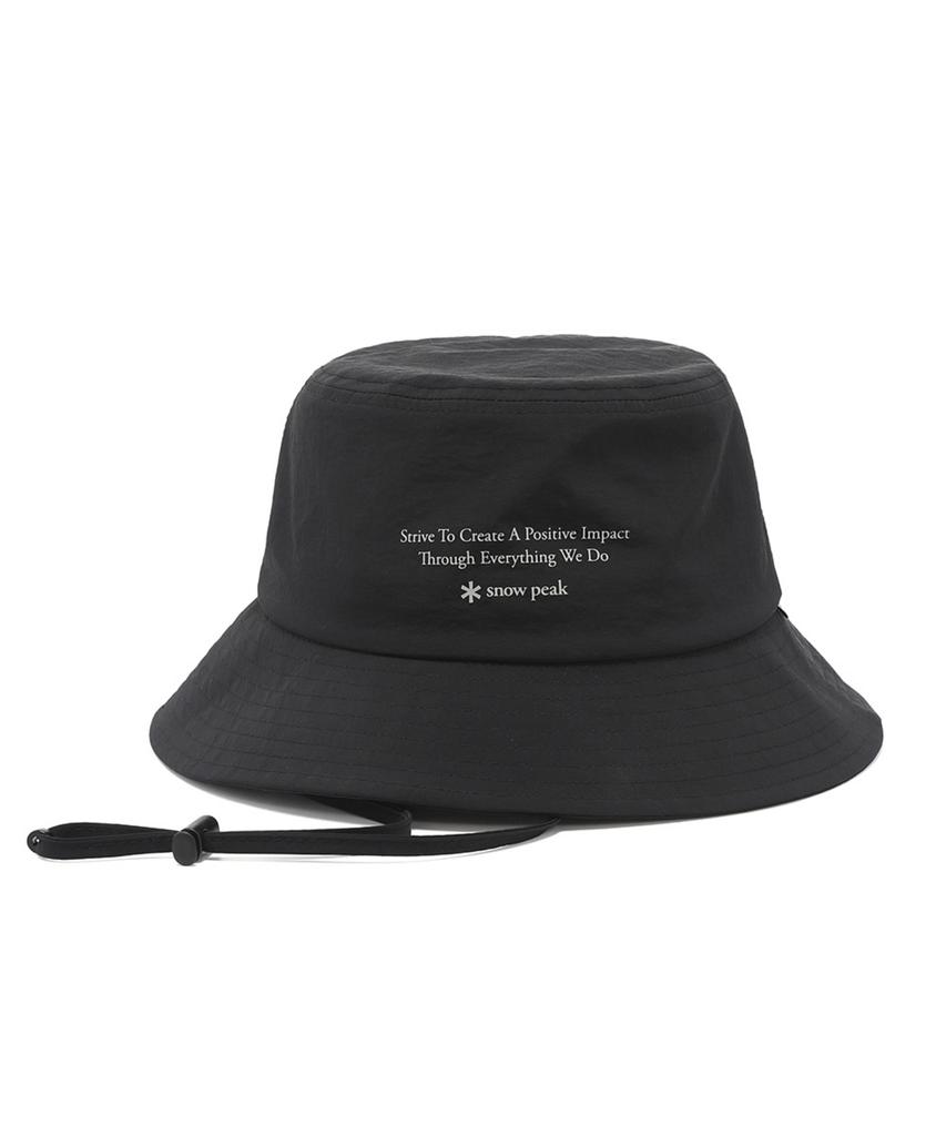 SNOWPEAK APPAREL Camp Hat (S26Zucha18) Black