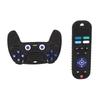 2 Pack Silicone Baby Teething Toys TV Remote Control Shape Educational Chew Sensory Teethers Black
