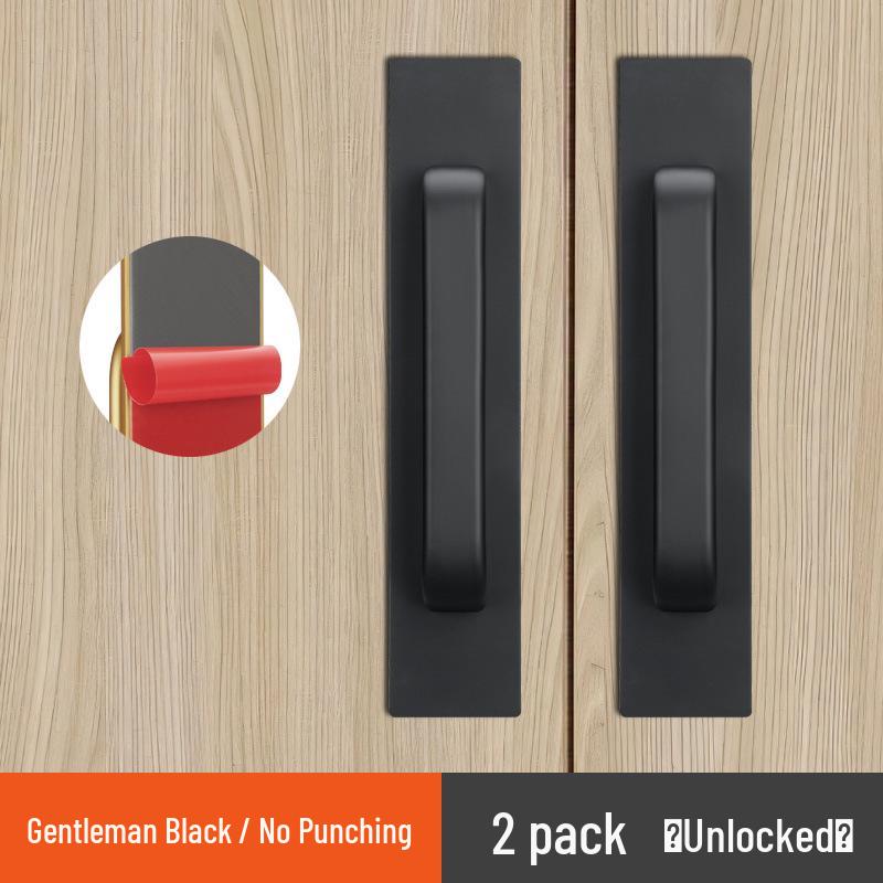 Self-Adhesive Door Pull Handle for Bathroom, Bedroom, or Sliding Doors