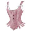 Push Up Corset Vest Top Women Body Shaper Tops Jacquard Bustier Waist Cincher Shapewear Top for Girls