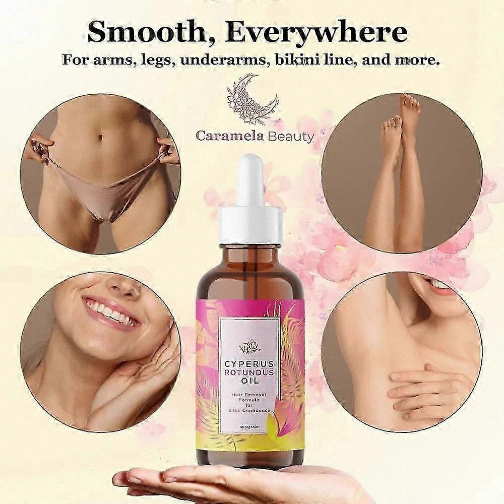 Cyperus Rotundus Oil - 60ml Natural Cyperus Rotundus Oil For Hair Removal, Moisturizing & Soothing Cyperus Oil For Reducing Body Hair Growth